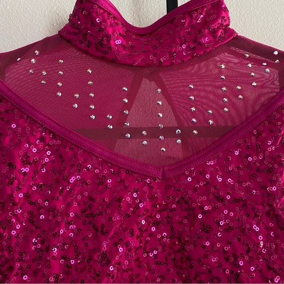 Weissman Crazy What Love Can Do 14913 Sequin Jazz Solo Dance Ice Skating Costume - Picture 3 of 12